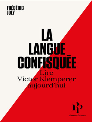 cover image of La langue confisquée